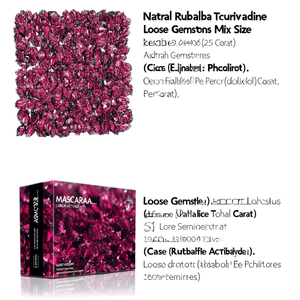Pierres précieuses en tourmaline rubellite naturelle, tailles variées, 25 carats au total, prix par carat - Product Image 3