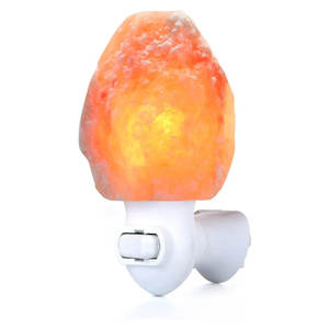 Lampe de sel de l'Himalaya en pierre naturelle, très vendue, pour chambre à coucher, lumière chaude - Product Image 1