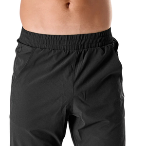 Pantalon de jogging athlétique fuselé léger noir pour homme Infinity Tech avec poches zippées – Fourniture en gros personnalisée OEM - Product Image 6
