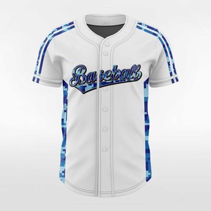 Men's Custom Sublimated Baseball Jersey Full Print Breathable High Quality Digital Printed Athletic Wear for USA - Product Image 2