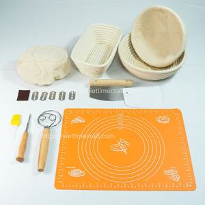 Panier de fermentation en rotin ovale naturel pour pain au levain, panier de fermentation en rotin ovale professionnel pour pain en gros - Product Image 5