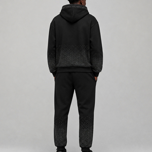 Survêtements pour hommes en strass, fabriqués avec des matériaux durables, logo/couleurs personnalisés, anti-rides, respirants, légers - Product Image 2