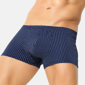 Custom Logo Stylish High Quality Low-Rise Knitted Breathable Mens Sexy Underwear Eco-Friendly Camouflage Pattern <b>Boxer</b> - Product Image 6