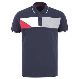 Polo pour hommes à manches courtes rouge, 100 % coton de haute qualité, technique brodée, respirant, tricoté uni, vente en gros - Product Image 6