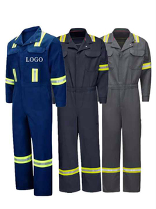 ชุดทำงานช่างเชื่อมไฟฟ้า ทนไฟ ระบายอากาศได้ดี ไซส์ใหญ่ ชุดยูนิฟอร์มผ้าฝ้ายสองชิ้น สำหรับผู้ชายและผู้หญิง ชุดทำงานแบบสองชิ้น กางเกงและเสื้อ - Product Image 6
