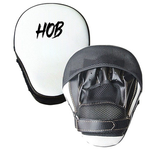 Guantes de Boxeo y MMA Personalizados OEM, Duraderos, de Cuero PU Transpirable, con Color Personalizado, Almohadillas Curvas para Golpear y Entrenar - Product Image 4