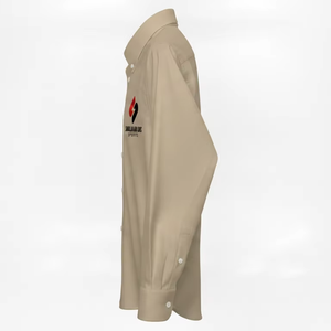 <b>Men</b> Slim Fit Business <b>Dress</b> Shirt Long Sleeve Cotton Blend Formal Office Wear Custom Logo Bulk Wholesale - Product Image 4