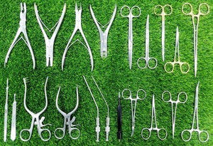 Premium Quality Surgical instruments 20 Pcs Extended Hand <b>Plastic</b> Reconstruction Surgery & Veterinary Instruments Set By Tegra - Product Image 2