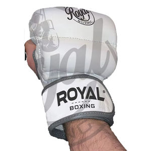 Gants de boxe personnalisés de haute qualité, poignées universelles en cuir PU, pour Muay Thai, MMA, entraînement sportif en salle, arts martiaux, avec fermeture - Product Image 1