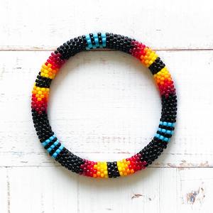 Multicolor Seed Beads <b>Charm</b> Stretch <b>Bracelet</b> Tubular Roll Design Tribal Boho Luxury Fashion Jewelry Gift Wholesale Custom Beaded - Product Image 6