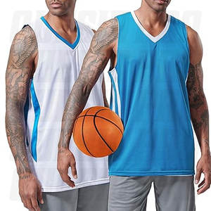 เสื้อบาสเก็ตบอลแบบสั่งทำพิเศษ ผ้าตาข่าย ทรงตรง ตกแต่งด้วยการปักลายแบบซับลิเมชั่นและงานปะติด - Product Image 2