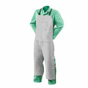 Best Performance Cowhide Split Leather CE Certified Welding Pant Industrial Safety <b>Fire</b> Resistant Oil Resistant Adjustable Waist - Product Image 6