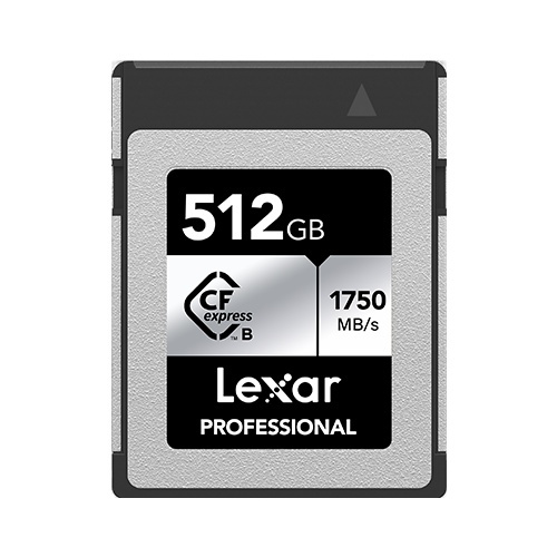 LCXEXSL512G-RNENG Lexar Professional CFexpress Type B Memory Card Durable Plastic SILVER Series