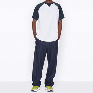 T-shirt vierge 280 GSM épais, coupe oversize, style Côte Ouest américaine, 100% coton biologique pur, grandes tailles, blanc, noir, couleur personnalisable - Product Image 4