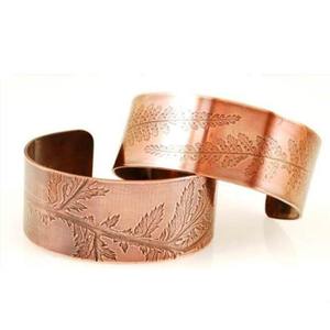 Pulsera de Cobre Sólido Hecha a Mano, Ajustable, Accesorio de Joyería, Calidad de Exportación, Venta al Por Mayor - Product Image 1