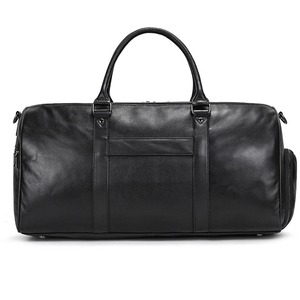 Sac de voyage en cuir de haute qualité avec logo personnalisé, sac de voyage à main en cuir, vente en gros - Product Image 3