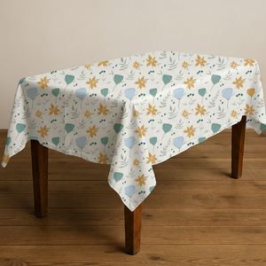 Luxury Pure Cotton <b>Table</b> Cloth Simple <b>Dining</b> <b>Table</b> <b>Cover</b> Suitable for Indoor & Outdoor <b>Tables</b> - Product Image 2