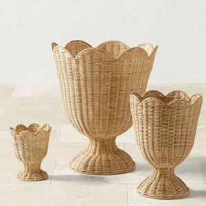 Elegante Jarrón de Ratán para Decoración de Mesa y Suelo, Ratán Natural Hecho a Mano al por Mayor de Vietnam - Product Image 4