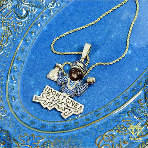 Custom <b>Money</b> Bag Character Moissanite Pendant 925 Sterling Silver Fully Iced Out Hip Hop Necklace Charm - Product Image 3