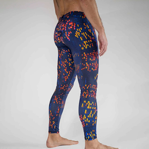 Low Price New Casual Fitness Slim Fit Custom Breathable Elastic Waist Full Length Running Men's <b>Leggings</b> High Quality Sports - Product Image 3