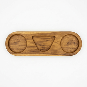 Plato para salsa de madera de teca natural con forma de búho, plato para servir, madera sostenible, apto para alimentos, sin pintura ni barniz, Halal, personalizado para cocina - Product Image 4