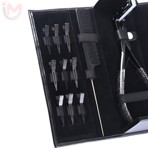 Nuevas Pinzas para Extensiones de Cabello con Cinta Adhesiva de Acero Inoxidable, Peine con Agarre Antideslizante, Clips de Sujeción Fuerte, Set de Accesorios - Product Image 5