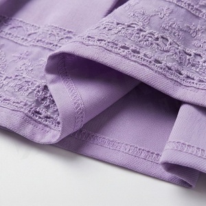 Jupe plissée courte pour femme, couleur unie, taille normale, toutes saisons, en polyester tissé, style confortable - Product Image 6