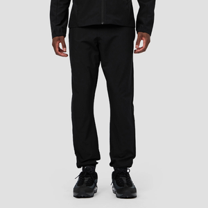 Conjunto Deportivo con Capucha para Hombre, Manga Larga, Color Negro Sólido, Cortavientos, Deportivo, Poliéster, Ropa de Otoño, Corte Regular, Cierre de Cremallera, Proveedor OEM - Product Image 5
