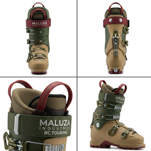 Botas de Esquí de Montaña para Hombre de Alta Calidad MALUZA INDUSTRIES, con Suela de Goma Rígida y Hebilla Ajustable - Product Image 4