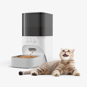 Alimentador automático de mascotas Fuente de alimentación de carga Cuencos de plástico para perros y gatos Características Ajuste automático del temporizador de la bandeja de alimentos para la rutina de alimentación diaria - Product Image 6