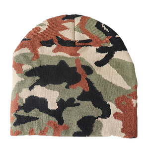 OEM Wholesale Custom jacquard Logo Plain Streetwear Knit Beanies Hats Custom Labels Beanie Hat For unisex Beanie - Product Image 2