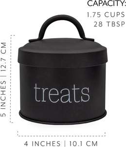 Tarro de almacenamiento metálico de diseño moderno con etiqueta privada para la organización de la cocina con tapa hermética a prueba de humedad - Product Image 2