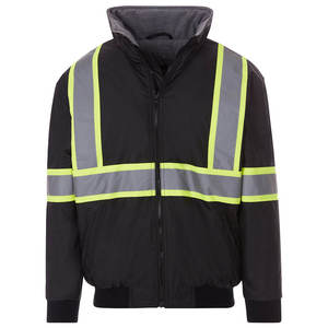 High Visibility Reflective Safety <b>Jacket</b> | Industrial Workwear <b>Jacket</b> for Construction & Road <b>Workers</b> Factory Manufacturer - Product Image 6