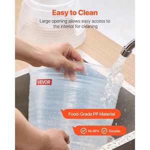 Dispenser per Bevande in Plastica da 2,64 Galloni con Rubinetto e Scomparto per Ghiaccio per Feste - Dispenser per Tè Freddo, Limonata, Succhi - Product Image 6