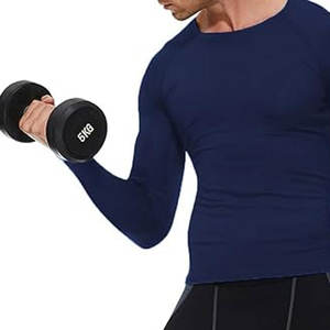 เสื้อคอมเพรสชั่นผู้ชายขายตรงจากโรงงาน - เสื้อลำลองน้ำหนักเบา ระบายอากาศได้ดี ไซส์ใหญ่ คุณภาพสูง ปรับแต่งได้ - Product Image 6