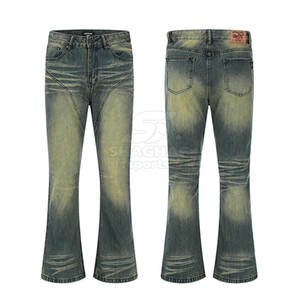 Jean confortable de style urbain pour un look élégant au quotidien, pantalon délavé pour homme - Product Image 6