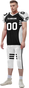 Wholesale Custom Breathable Short American Football Uniforms Tackle Twill Sublimation Personalized Embroidery 100% Front - Product Image 4