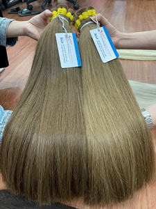 Cabello humano a granel de muy alta calidad, las mejores extensiones de cabello, hermosas, muy brillantes y suaves, fáciles de aplicar, lisas y naturales. - Product Image 6