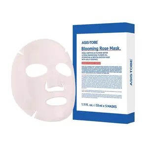 Asis-tobe Quality <b>Functional</b> <b>Facial</b> <b>Mask</b> Blooming Rose Sheet 5P Good for Skin Care - Product Image 1