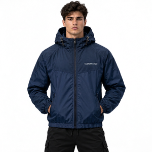 Chaqueta Cortavientos Personalizada para Hombre, Ecológica, de Poliéster y Algodón, Estilo Urbano, con Logotipo, Informal, de Moda - Product Image 6