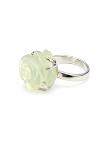 <b>Moon</b> <b>Stone</b> <b>Ring</b> in 92.5 Sterling Silver KLSR-12193 - Product Image 2