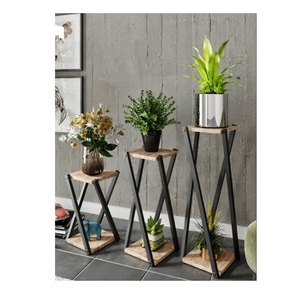 Soporte minimalista y contemporáneo para plantas, de interior y exterior, con varios niveles, para balcones, jardines, salas de estar, decoración elegante. - Product Image 5