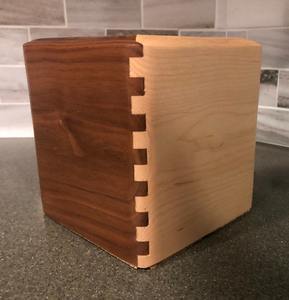 Handmade Natural Acacia Teak Wood Solid Tissue Box Cover Handcrafted Durable Eco-Friendly Multi-Purpose <b>Organizer</b> - Product Image 3