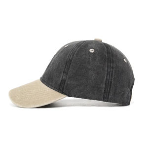 High Quality OEM Original Baseball <b>Caps</b> With Embroidery Logo Hat Women Old Outdoor Solid Color 6-Panel 100% Cotton - Product Image 5