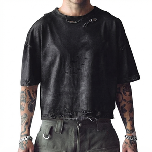 T-shirts unisexes à col rond, de qualité supérieure, à séchage rapide, respirants, à bas prix, pour hommes - Product Image 2