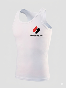 Débardeur en coton pour homme, logo personnalisé, veste sans manches pour la gym et le fitness, respirant, léger, décontracté, pour l'été, vêtements de sport - Product Image 6