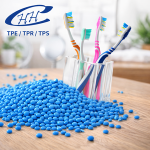 Sobreinyección de SEBS TPE con Color y Dureza Personalizados, Resistente a la Intemperie, para Mangos de Cepillos de Dientes - Product Image 1