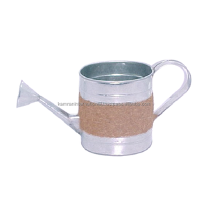 Juego de macetas de estilo americano clásico de latón de diseñador de lujo de metal alto, para el hogar de dos piezas agujero de drenaje, restaurante, jardines florales - Product Image 3