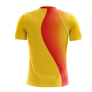Custom Red and Yellow <b>Soccer</b> Kit with High Performance Fabric and Vibrant Team Colors for Competitive Football Teams - Product Image 5