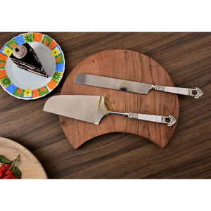Juego de Cuchillo y Servidor para Pastel de Acero Inoxidable 304 de Lujo, Diseño Nuevo y de Alta Calidad, Más Vendido - Product Image 6